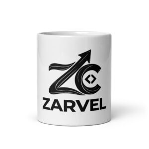 White glossy mug